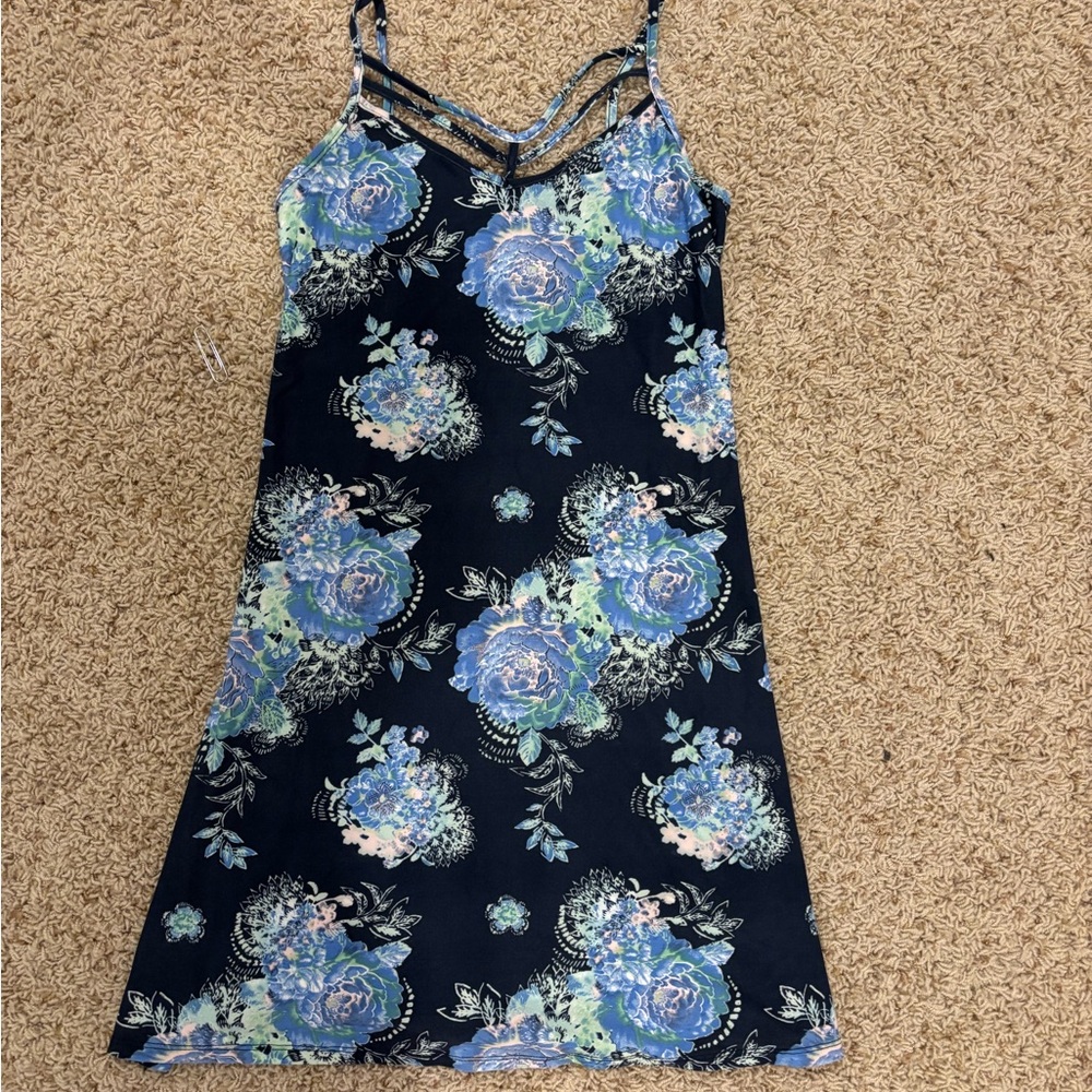 Mudd Blue Floral Midi Dress